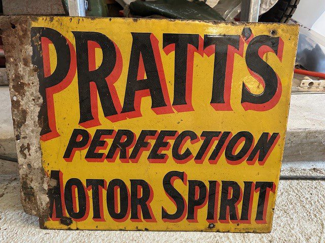 Part of a collection of enamel signs from Devon