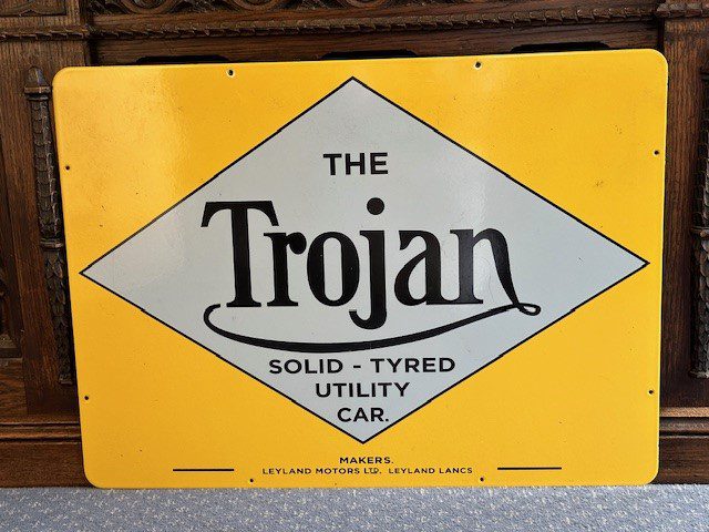 Trojan car sign