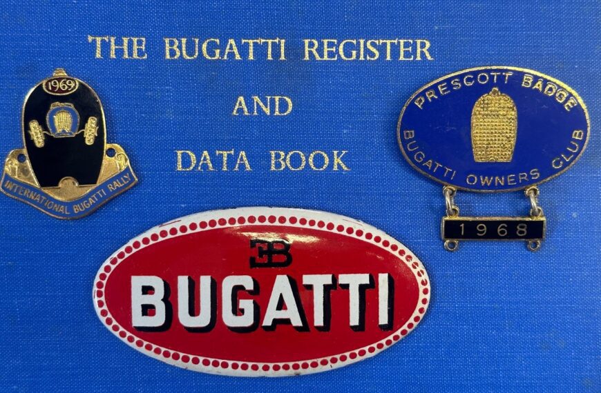 A group of Bugatti related items